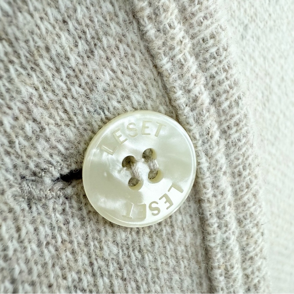 LESET Cream Button Front Cardigan - Picture 6 of 12